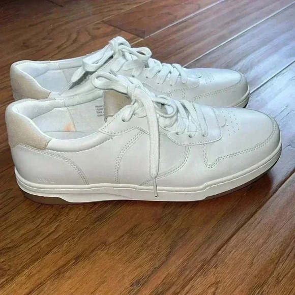 Madewell Court Sneakers in White Leather Size 10 - Picture 5 of 10